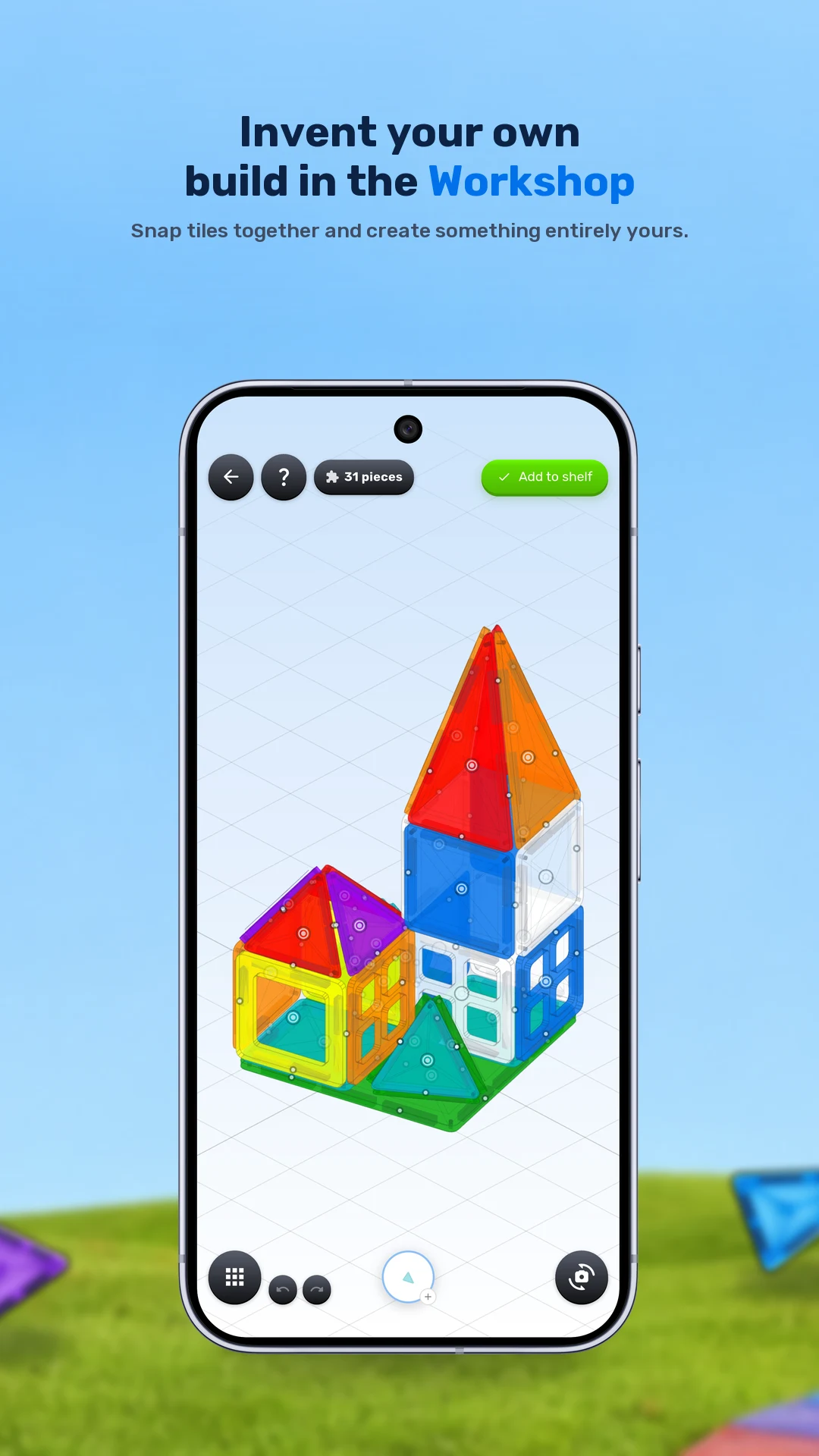Magniko: Magnetic Tile Builds screenshot