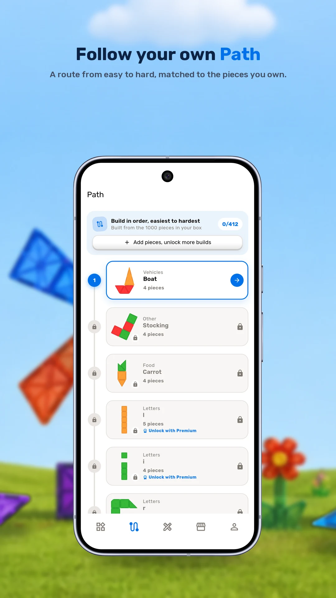 Magniko: Magnetic Tile Builds screenshot
