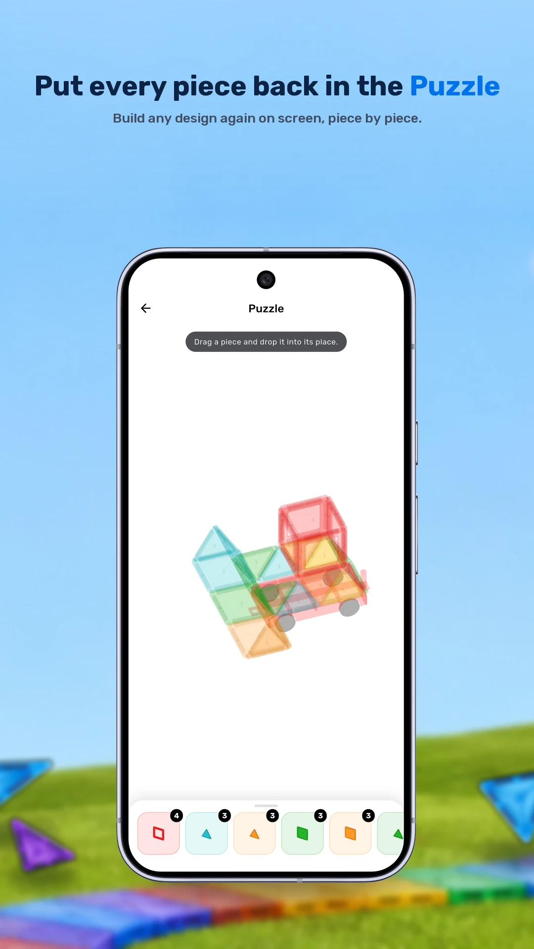 Magniko: Magnetic Tile Builds screenshot