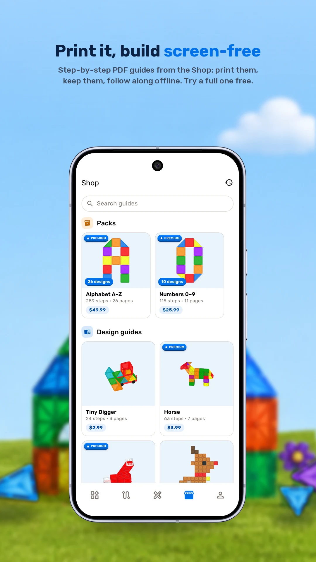 Magniko: Magnetic Tile Builds screenshot